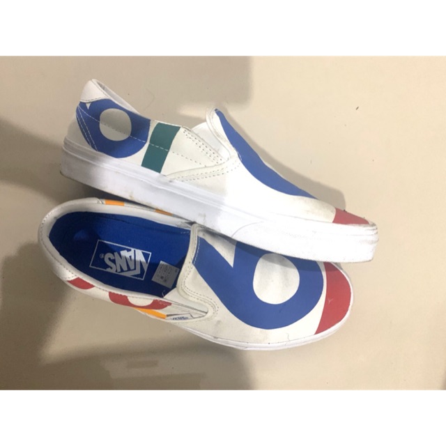 Preloved Sepatu Vans Slip On 59 Deck Club Blanc 66 Sail size 40,5  unisex