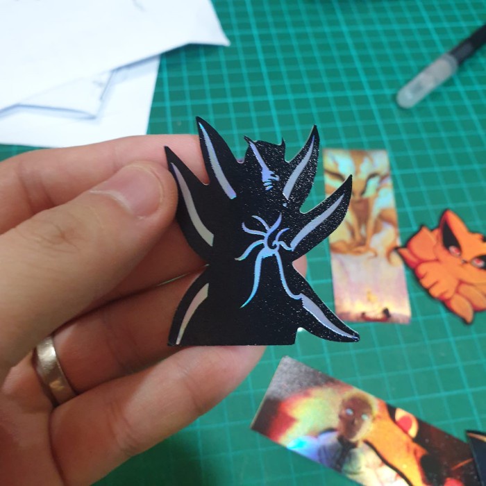 Sticker Hologram Anime - PSH734 - Naruto - Naruto Baryon