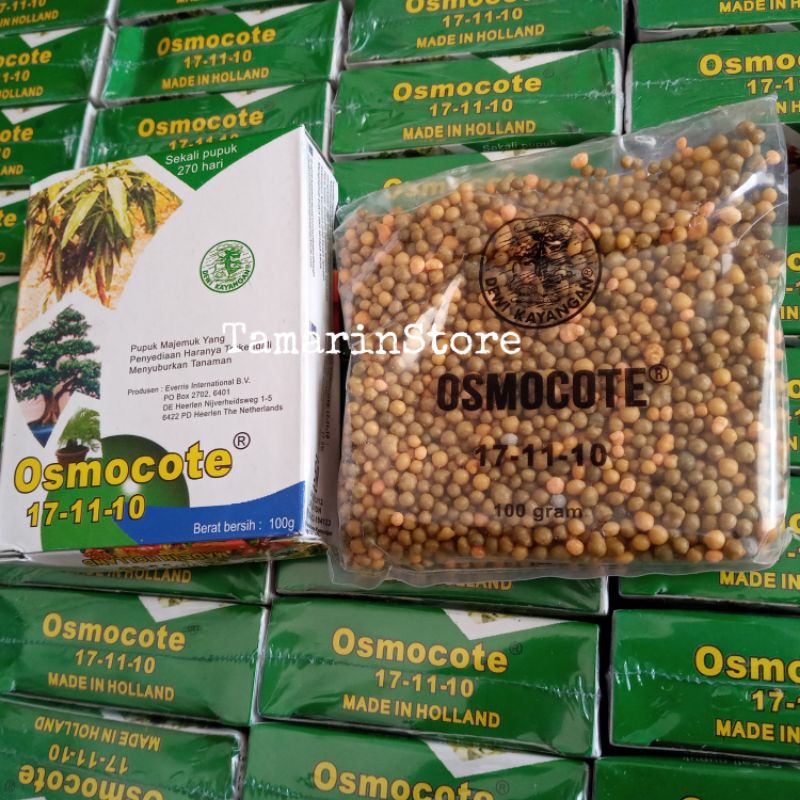 Pupuk Decastar Osmocote 17-11-10 100 Gram Kemasan Asli Pabrik Untuk Daun