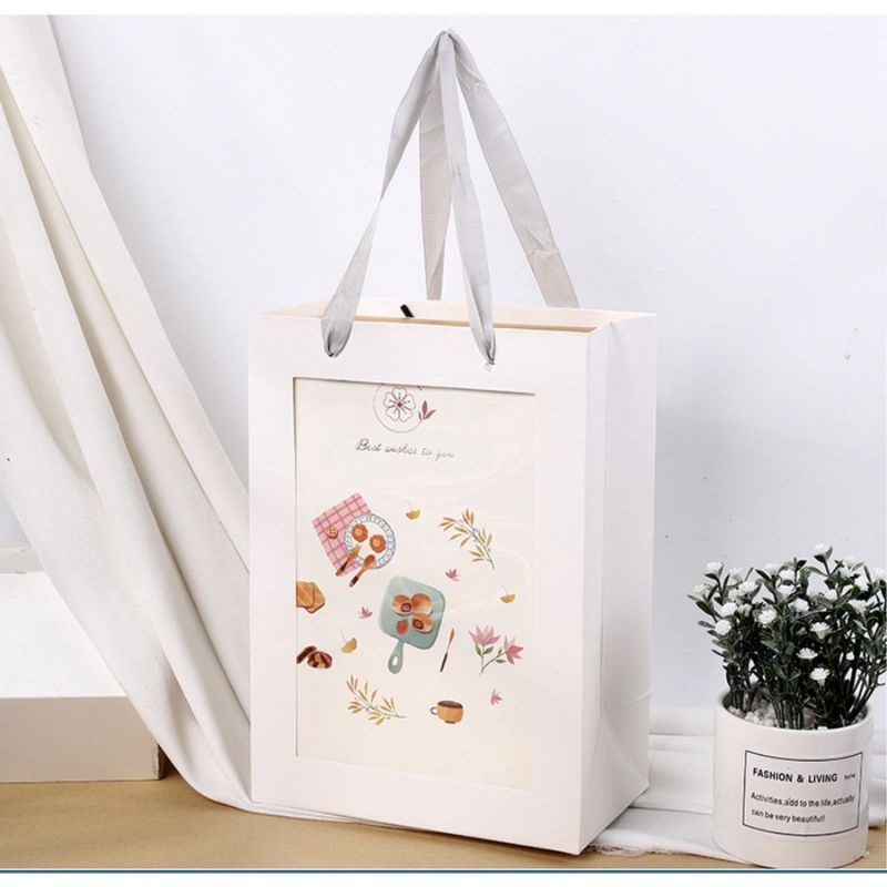 PAPER BAG BOX  MOONCAKE | BOX KUE HADIAH PAPER BAG SERBAGUNA TAS PMB-02