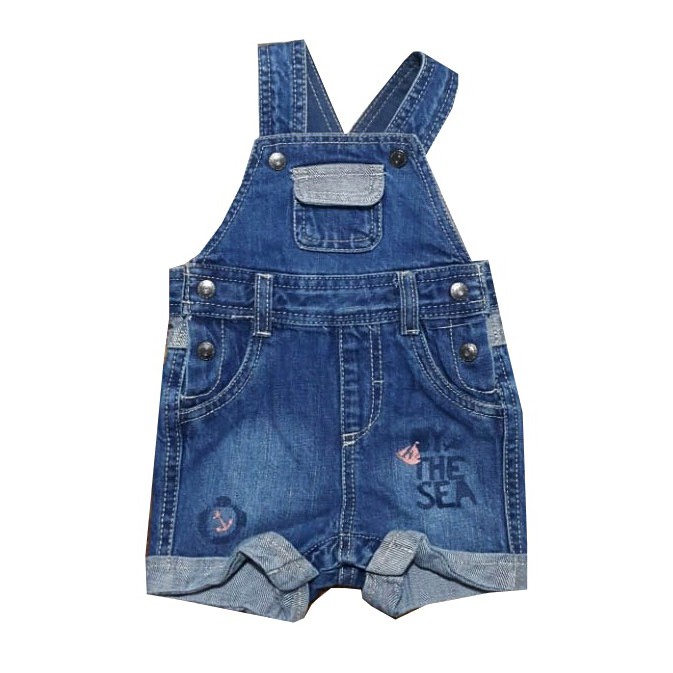 Overall Denim Import 5/ Overall Jeans Pendek Bayi Laki Perempuan