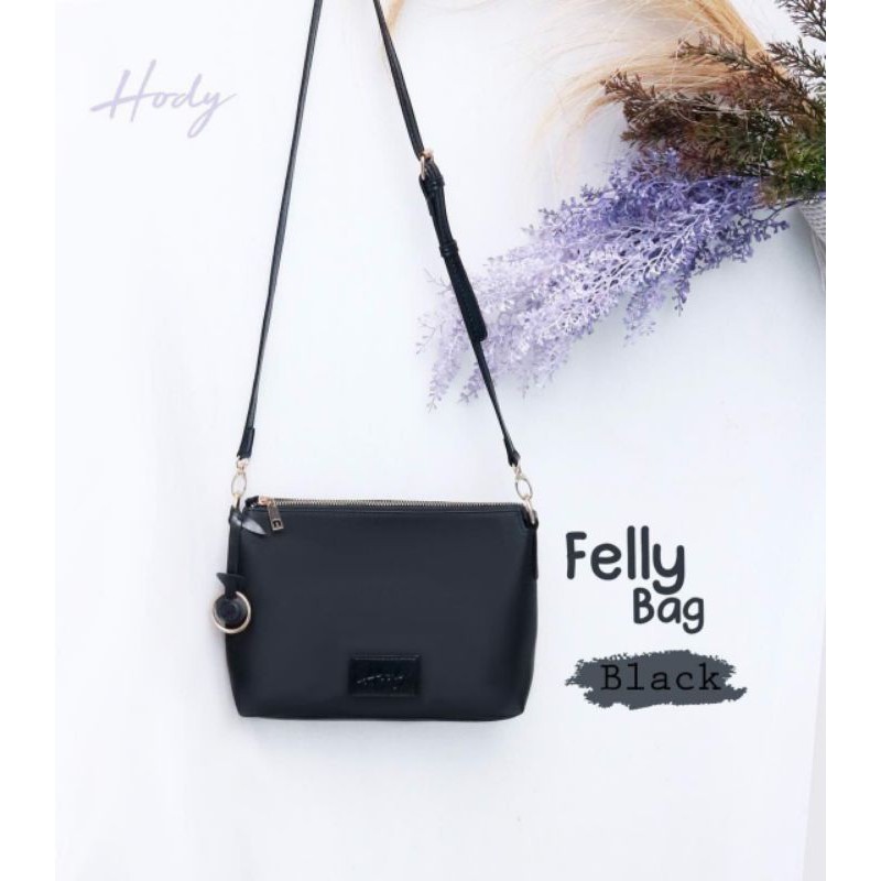 Felly bag BLACK HITAM / Felly bag / HODY felly BAG / TAS HODY / TAS SELEMPANG