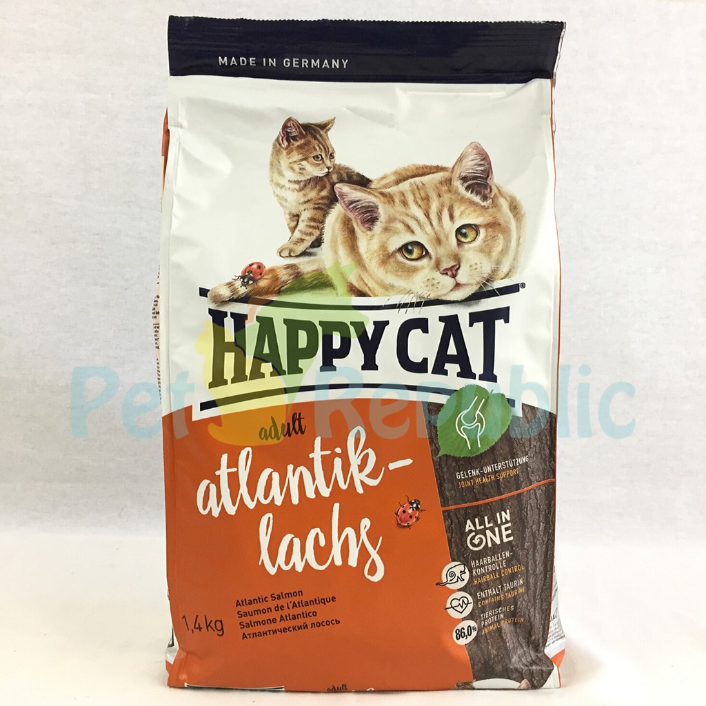 

HAPPYCAT Makanan Kucing Atlantic Salmon 1.4kg