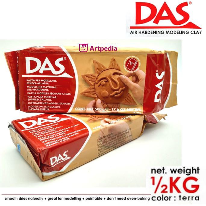 

Monggo] Das Air Drying Modelling Clay Terracota 500 Gr