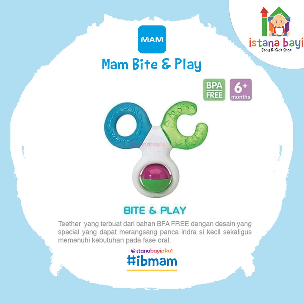 MAM Bite &amp; Play - Gigitan Bayi