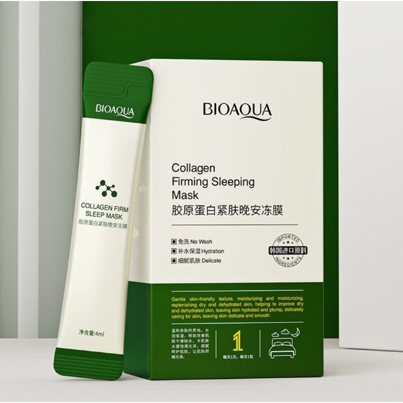 COLLAGEN FIRMING MASK ISI 20 BUAH MELEMBABKAN KONTROL MINYAK MENGECILKAN PORI-PORI