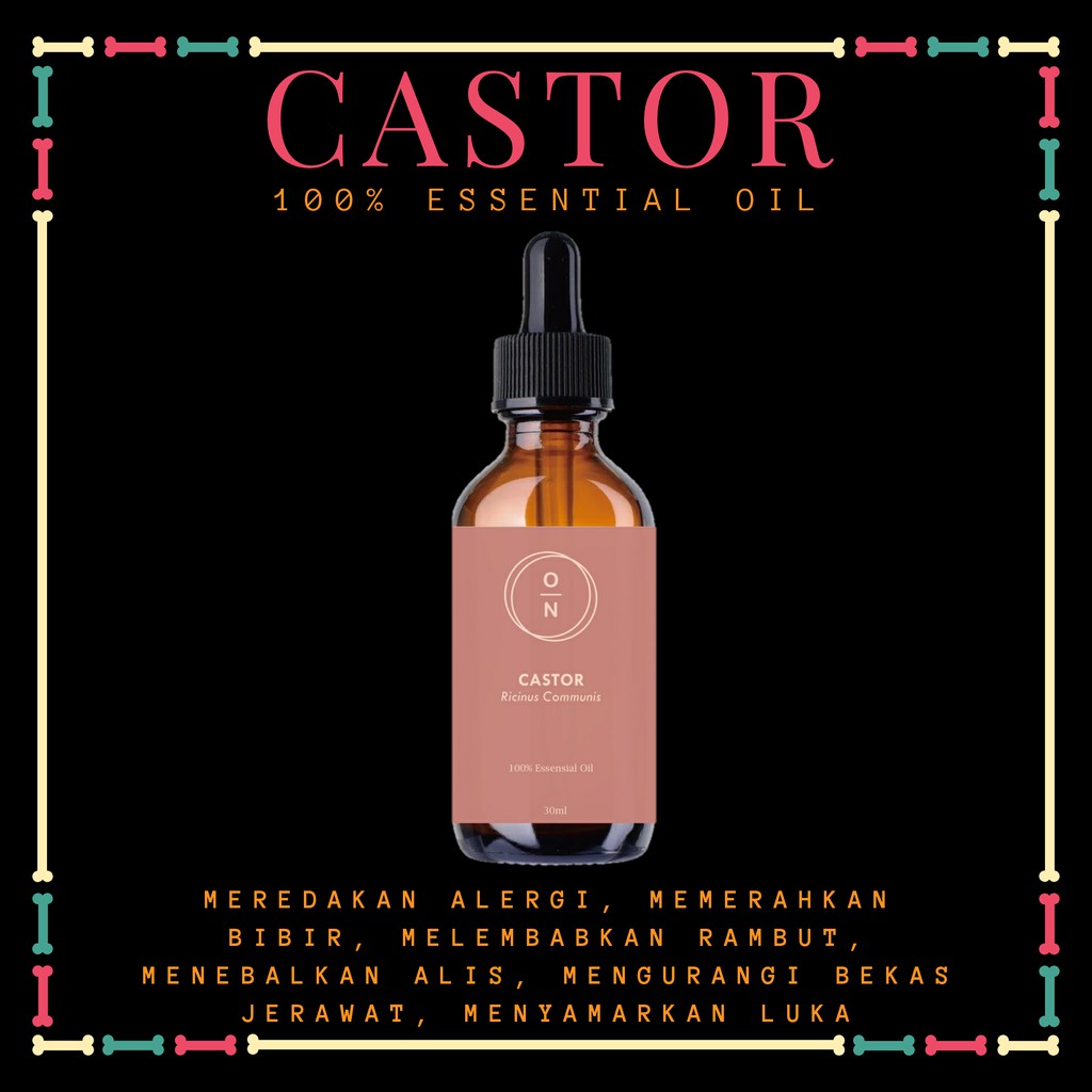 Pure Castor Oil Minyak Jarak Penumbuh Perawatan Rambut Alis Hair Oil 30ml