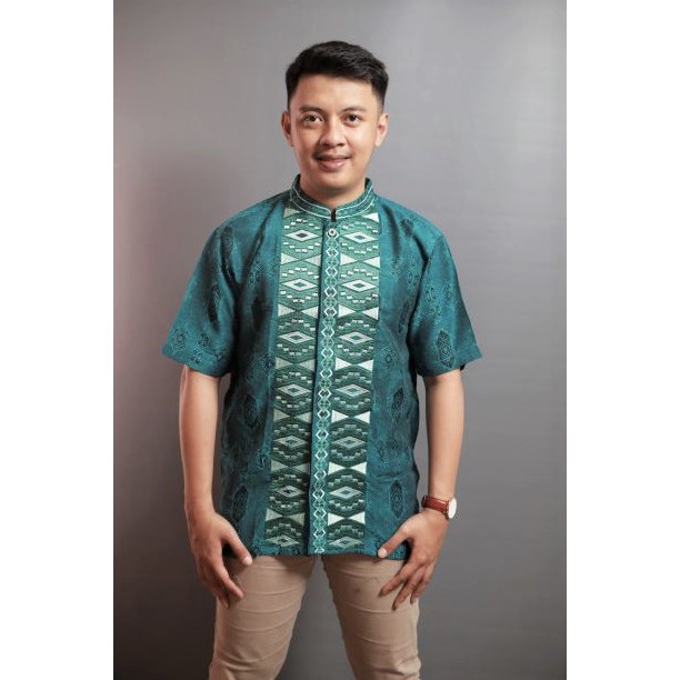 Baju Muslim Pria Baju Koko Terbaru Lengan Pendek Azwa