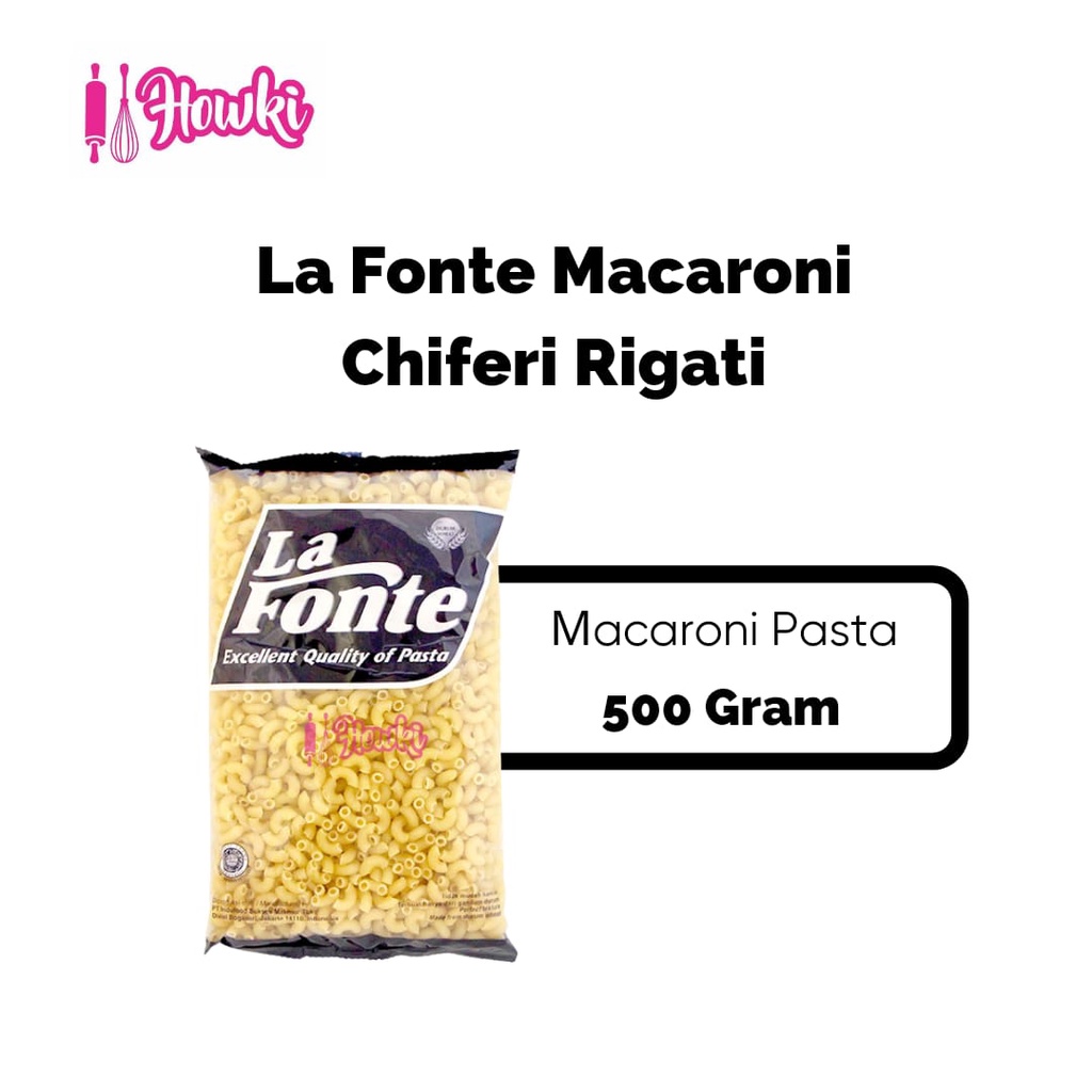 

La Fonte Macaroni Chiferi Rigati 500gr