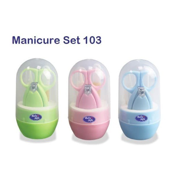 Gunting Kuku Baby Safe 4 in 1 Manicure Set RKM103