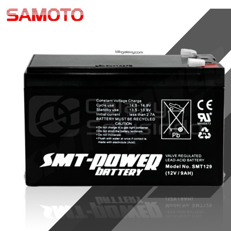 UPS battery - SAMOTO SMT129 SLA 12V / 9AH