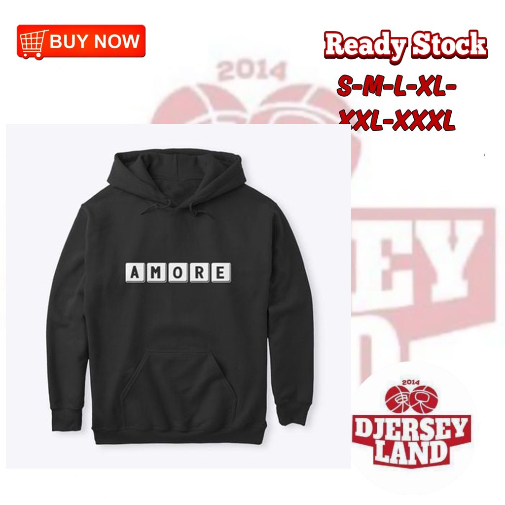 HOODIE COWOK KEREN HUDIE AMORE DESAIN SIMPLE CASUAL STYLE