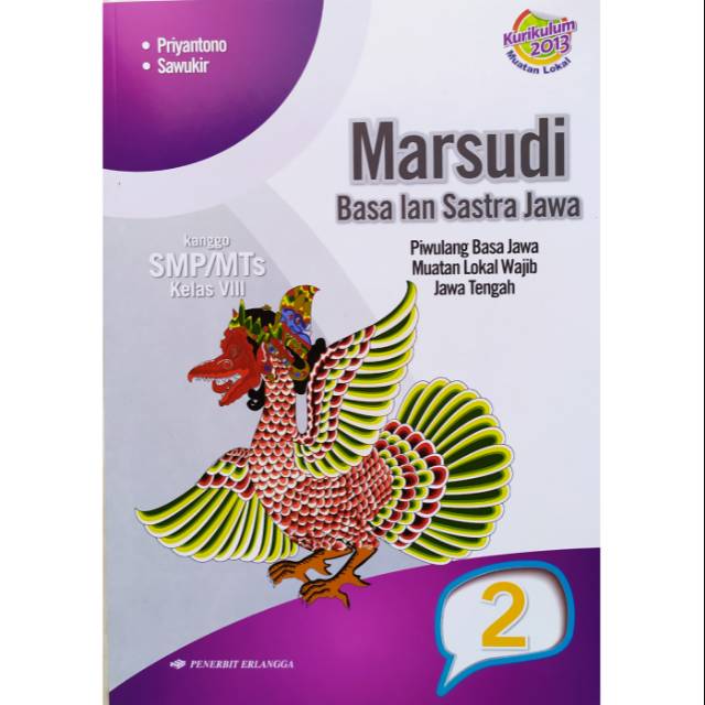 Buku Marsudi Basa Lan Sastra Jawa Smp Mts Kelas Viii 8 Kurikulum 2013 Erlangga Shopee Indonesia