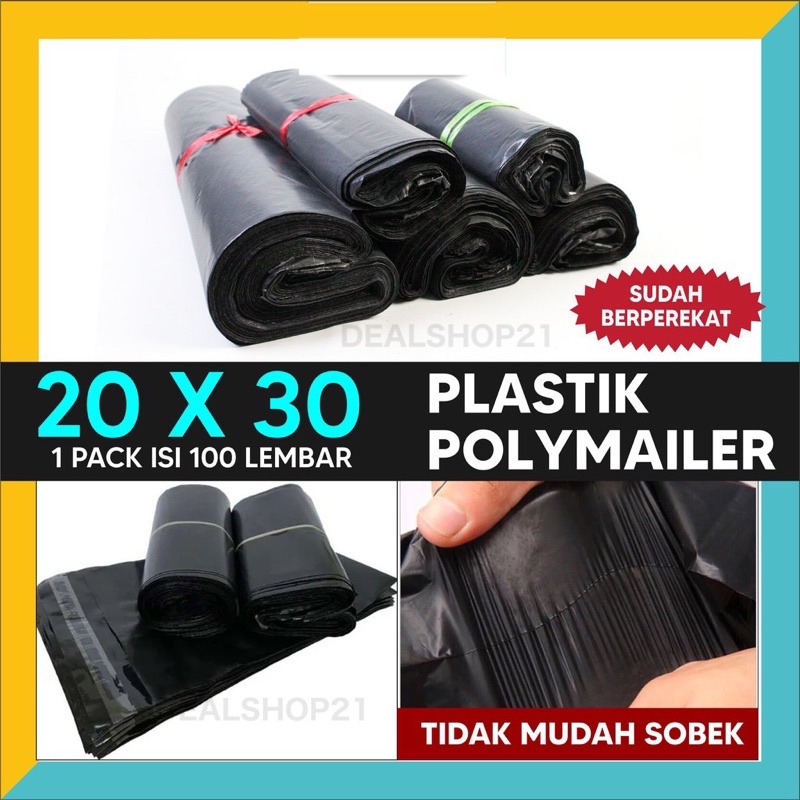 PLASTIK POLYMAILER IMPORT 20 X 30CM ISI 100 PCS PACKINGAN OLSHOP