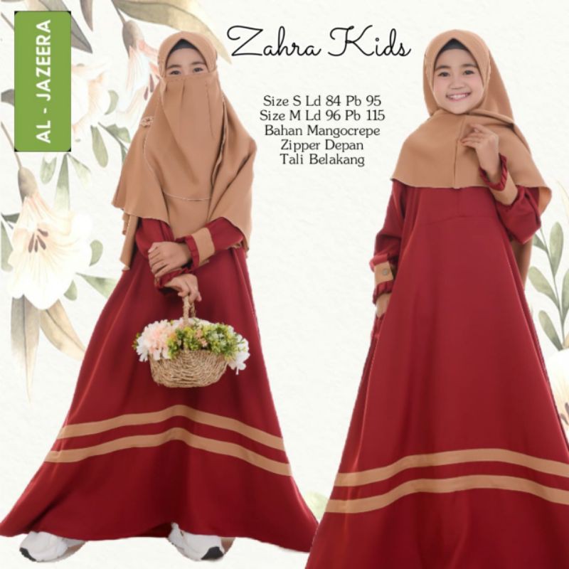 Zahra gamis set remaja free cadar
