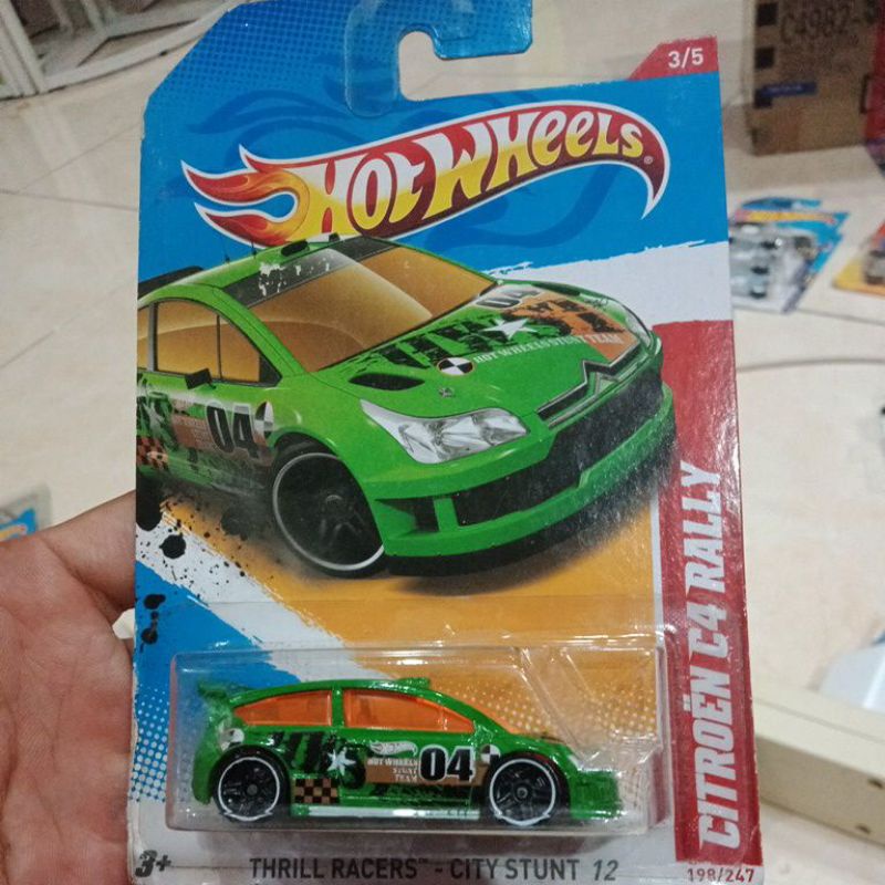 Hot wheels Citroen C4 rally Thrill racers