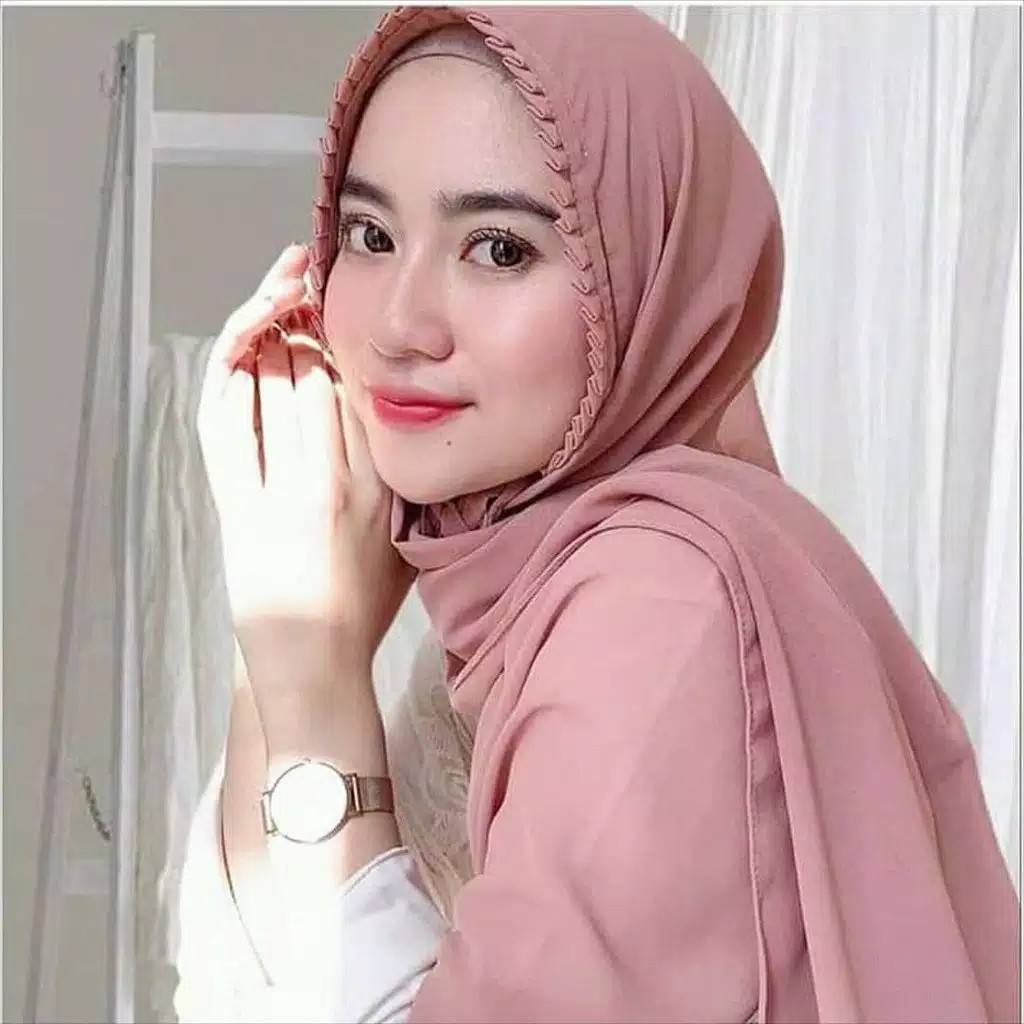 Pasmina Lipit tali pashmina instan bahan diamond adem | Hjb