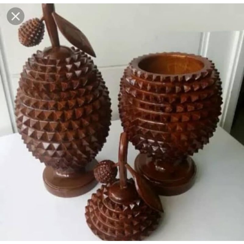 Soevenir Jati Buah Ukir Jepara