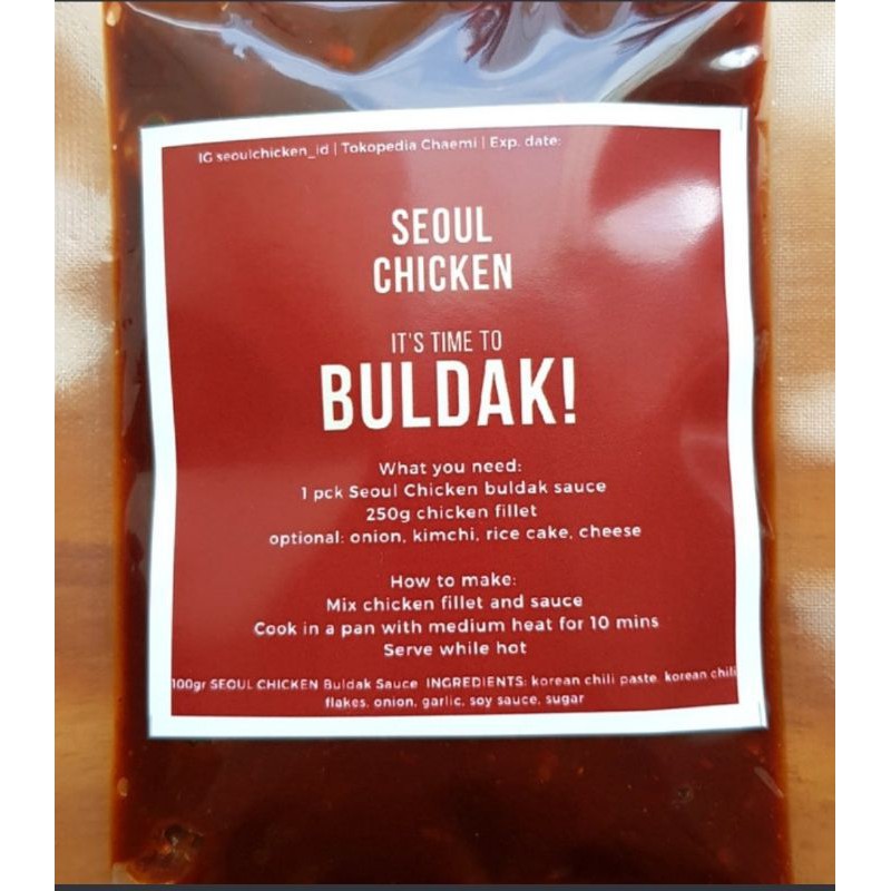 

Saus Korea "BULDAK