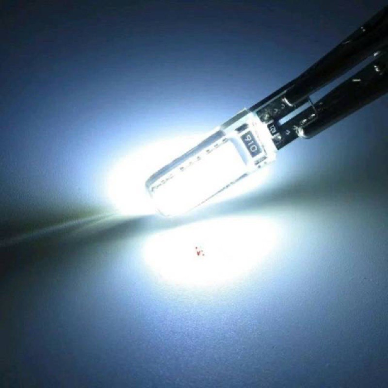 Sen colok jelly kedip 6led harga sepasang atau 2pcs nmax aerox lexi rxking beat mio vario dll-Putih