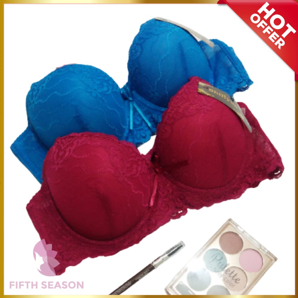 BH Bra Wanita ELION TA001 36B-42B Bra Kawat Brukat