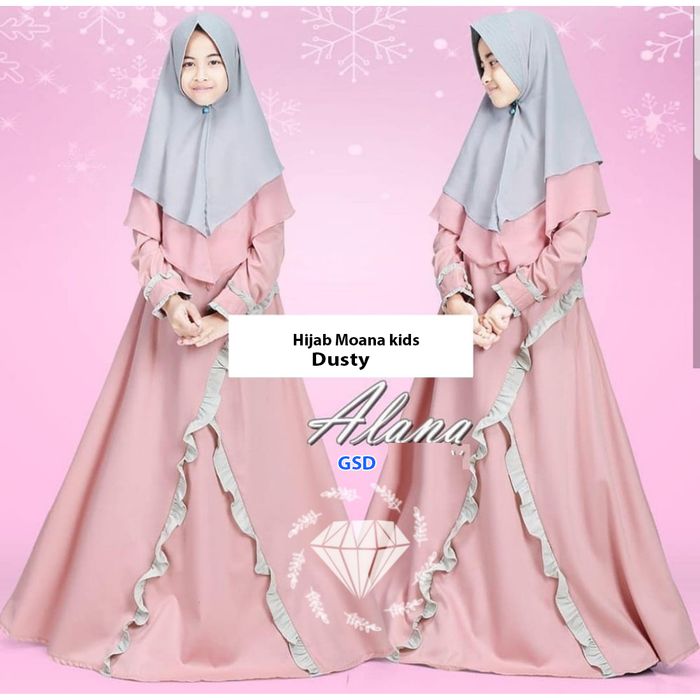 Gamis Anak Terbaru / Jubah Anak Arabian Turkey/ Setelan Maxi Dress  Muslim/Baju Lebaran 2021,