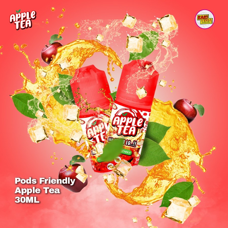 [NEW!!!] APPLE TEA PODS FRIENDLY LIQUID 30ML 10MG