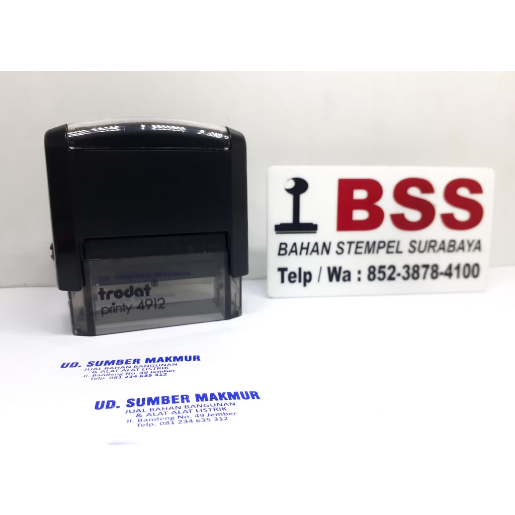 

Promo Stempel Trodat Murah Stempel Trodat otomatis langsung jadi 4912P2F Custom Logo