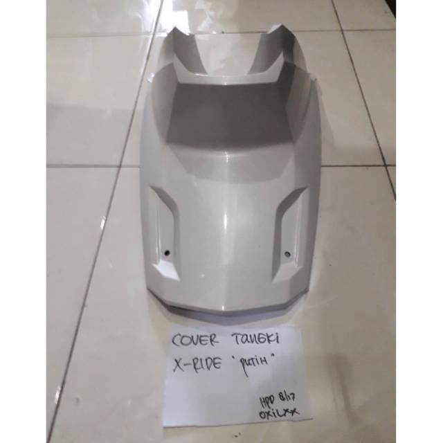 Legshield Tangki Cover Tangki X Ride Putih (Ori)