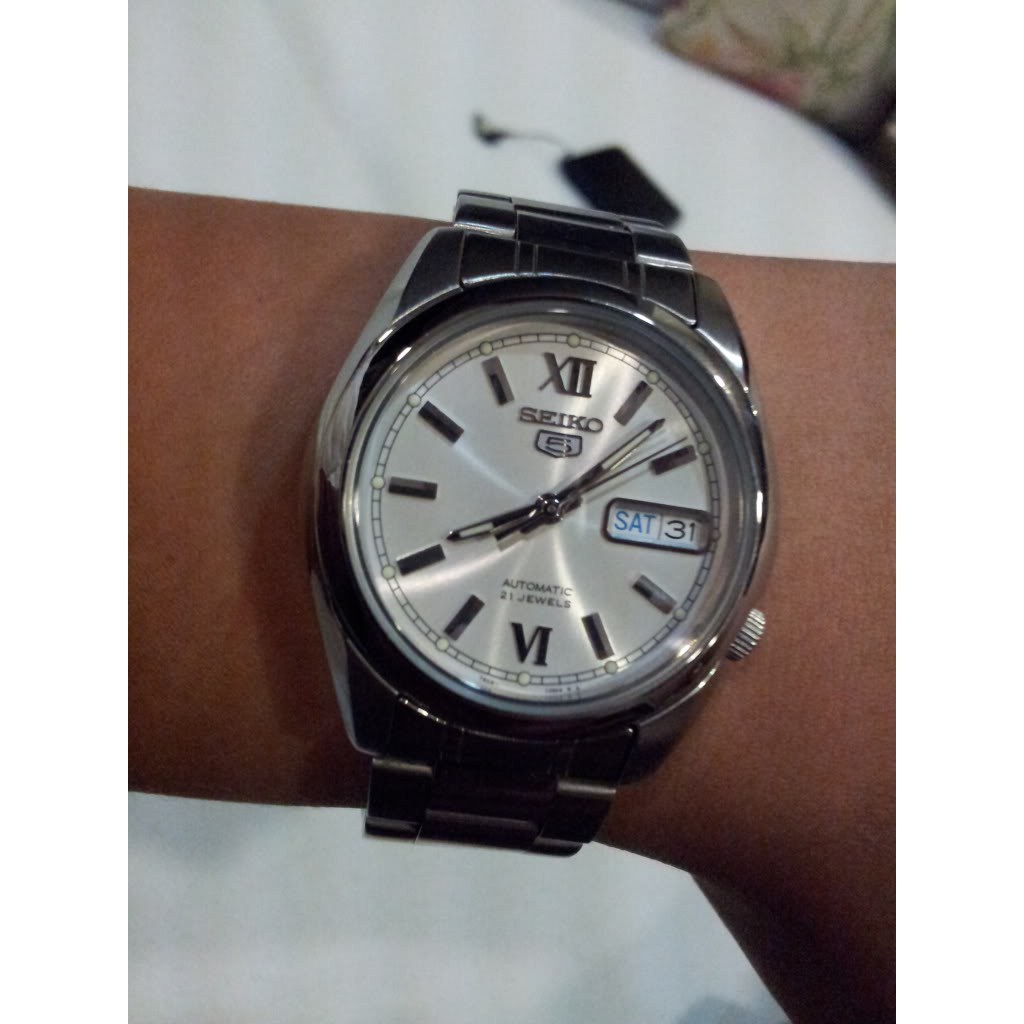 Seiko 5 SNKL51K1 Automatic Light Silver Dial - Jam Tangan Pria SNKL51