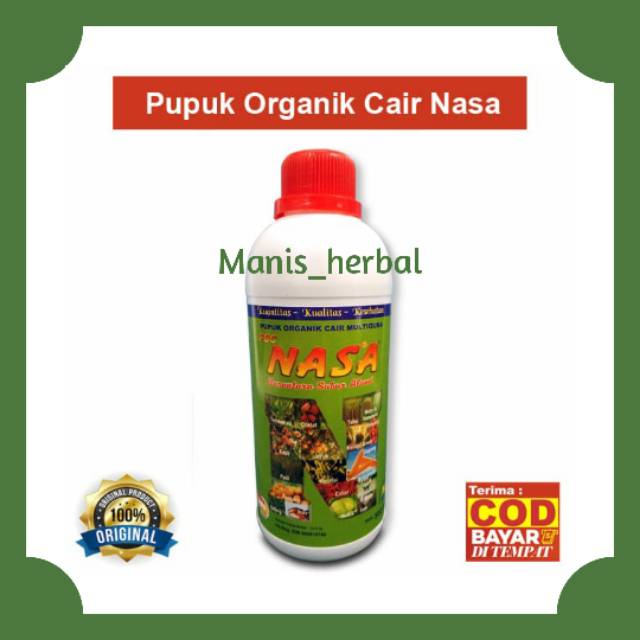 Pupuk Poc Pupuk Organik Cair / Poc Nasa 500ml / Poc Nasa 500cc / Pupuk Poc Nasa / Pupuk Poc Buah / P