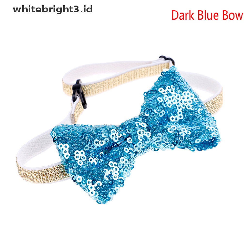 (whitebright3.id) Topi Ulang Tahun + Dasi Kupu-Kupu Untuk Anjing / Kucing
