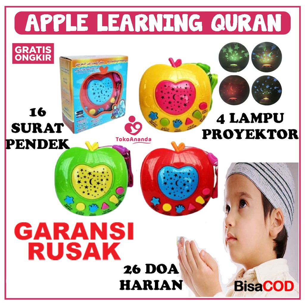 APPLE QURAN 6 TOMBOL / APEL QURAN / APPLE LEARNING QURAN  6 TOMBOL / APPLE LEARNING QURAN