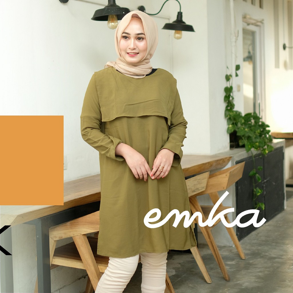 OSELA TUNIK/OSHA TUNIK/TUNIK POLOS/TUNIK MUSLIMAH/TUNIK MURAH/TUNIK CEWEK
