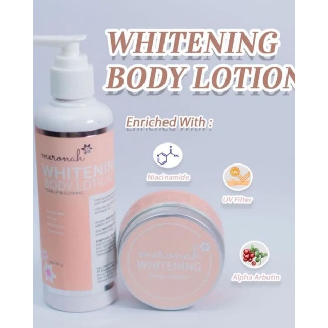 BODY LATION MERONAH BPOM ORIGINAL BANTU MENCERAHKAN BADAN KAMU DEAR