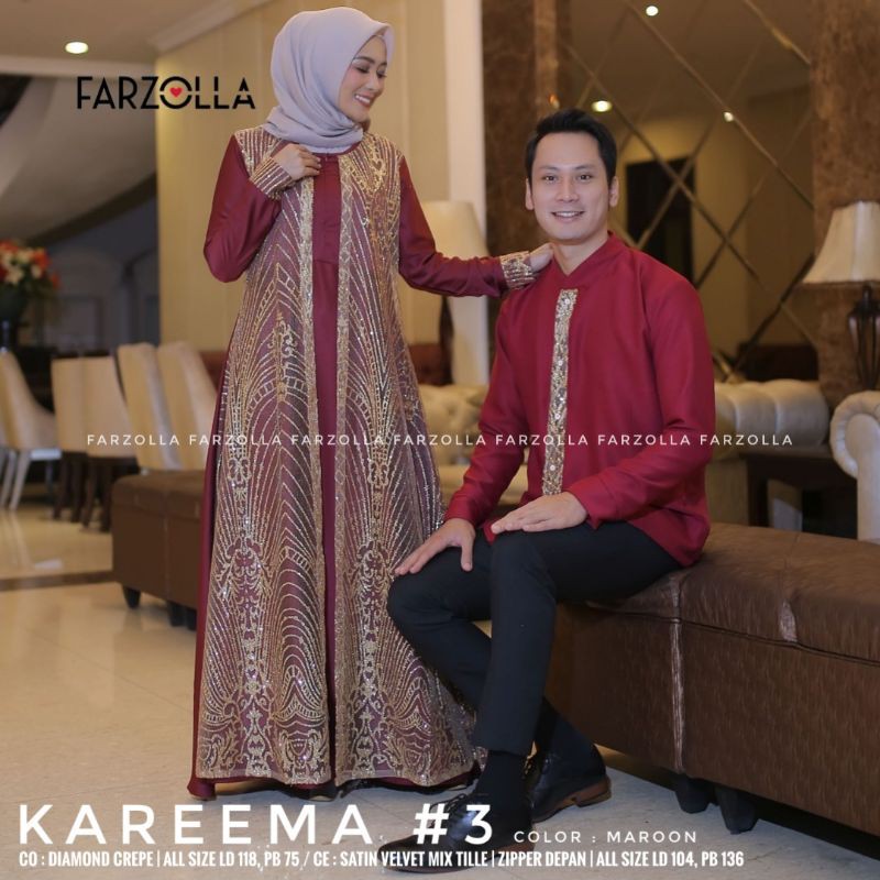 BAJU GAMIS WANITA MODERN TERBARU MURAH KEKINIAN / SYARI BUSUI COUPLE / BAJU PASANGAN PESTA