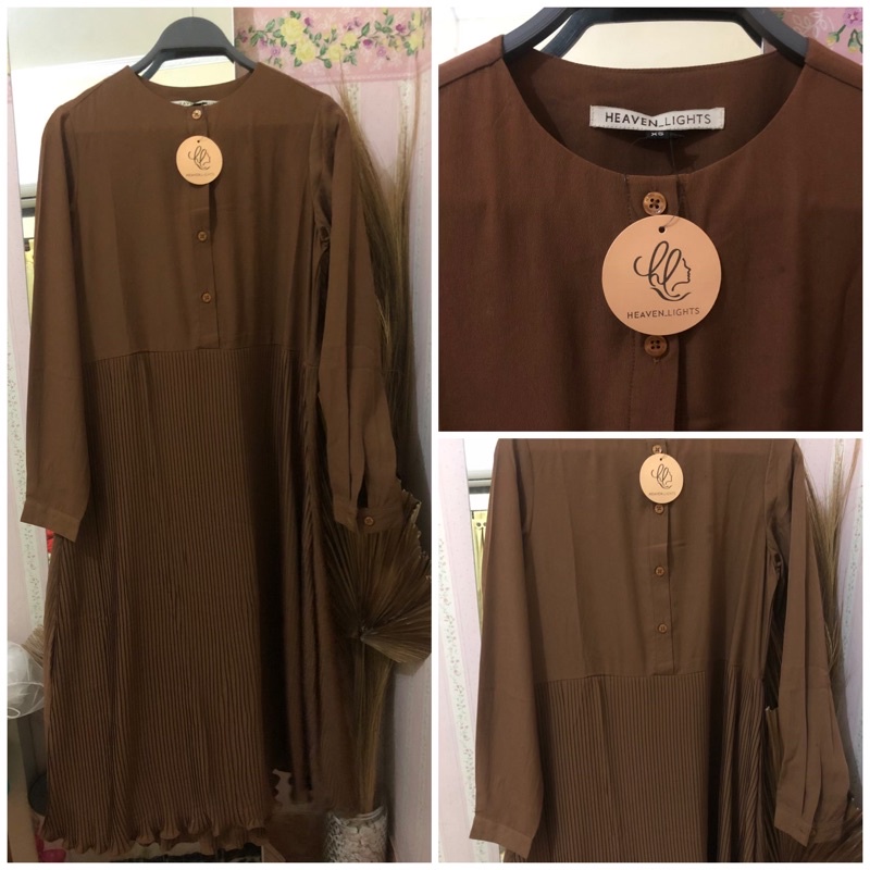 Luma pleats tunik HL Heaven Lights