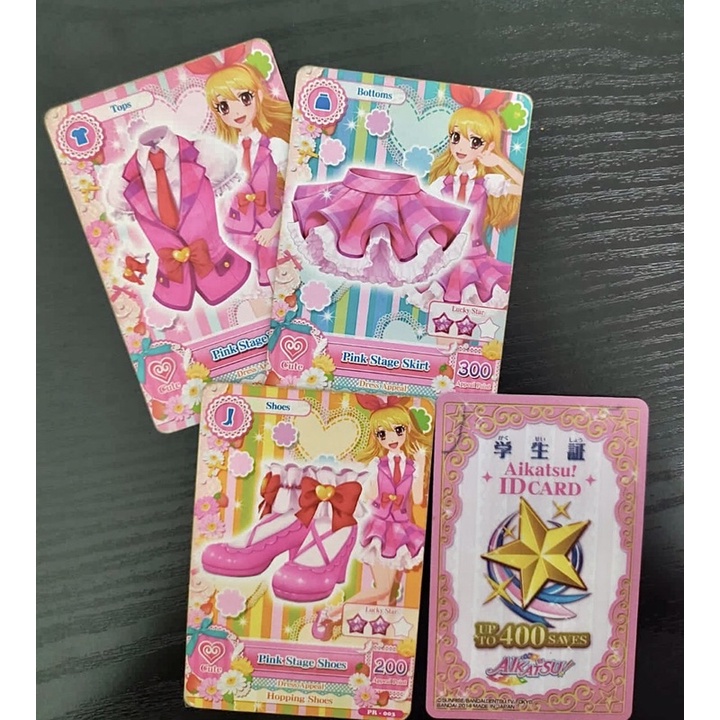 kartu AIKATSU per set: ID CARD, normal,rare, premium