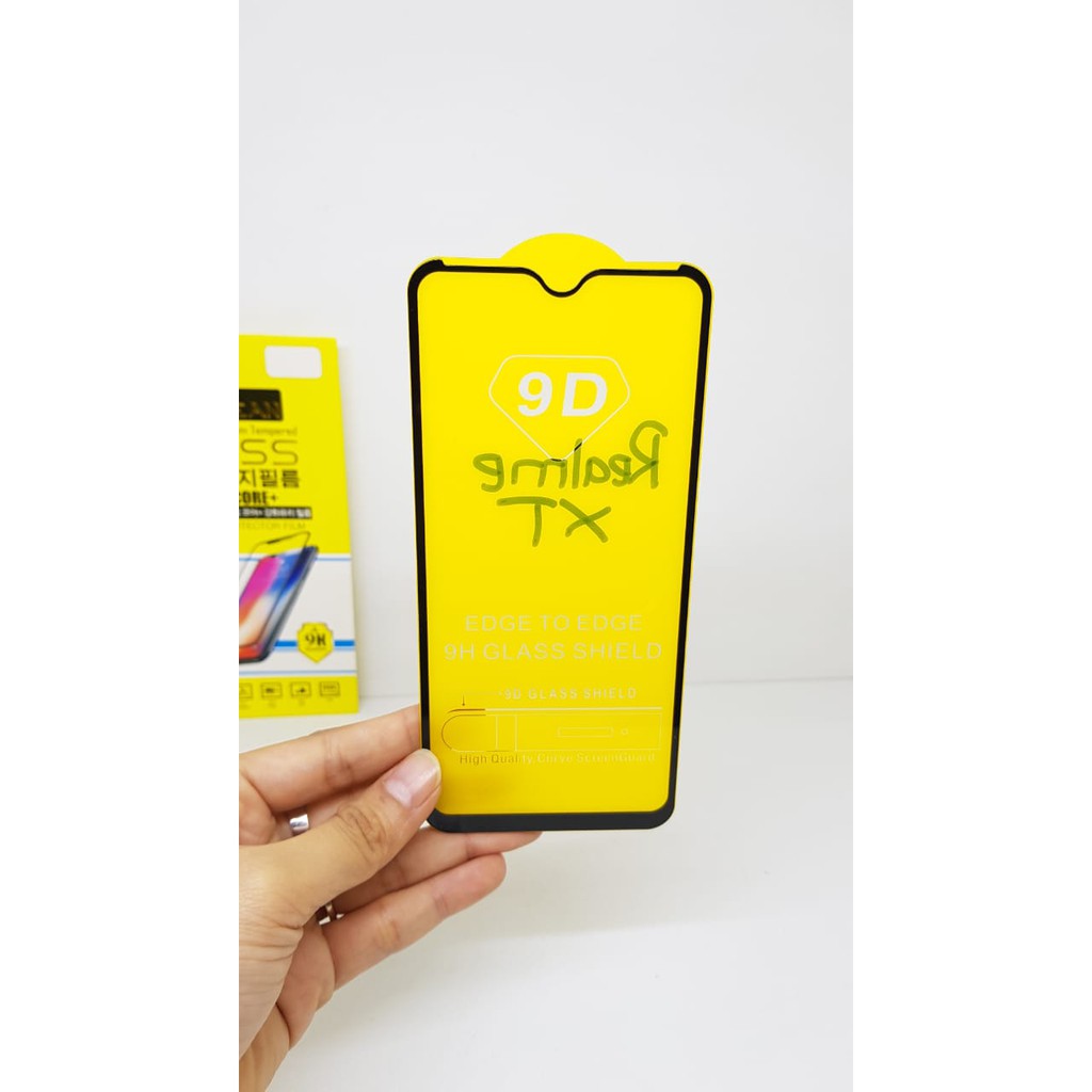 KOREAN Tempered Glass FULL LEM Realme XT Dual Camera Realme XT 6.4 inchi FULL SCREEN