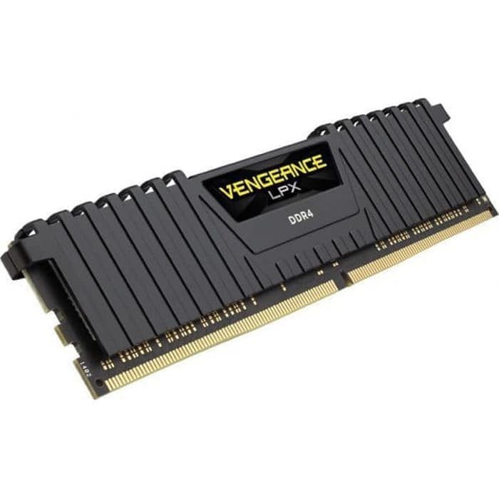 Corsair Vengeance LPX 8GB (1x8GB) DDR4 2400MHz Black CMK8GX4M1A2400C16