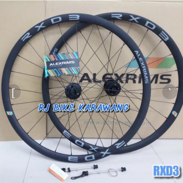 Wheelset Alexrims RXD3 Roadbike 700c Disc Brake QR