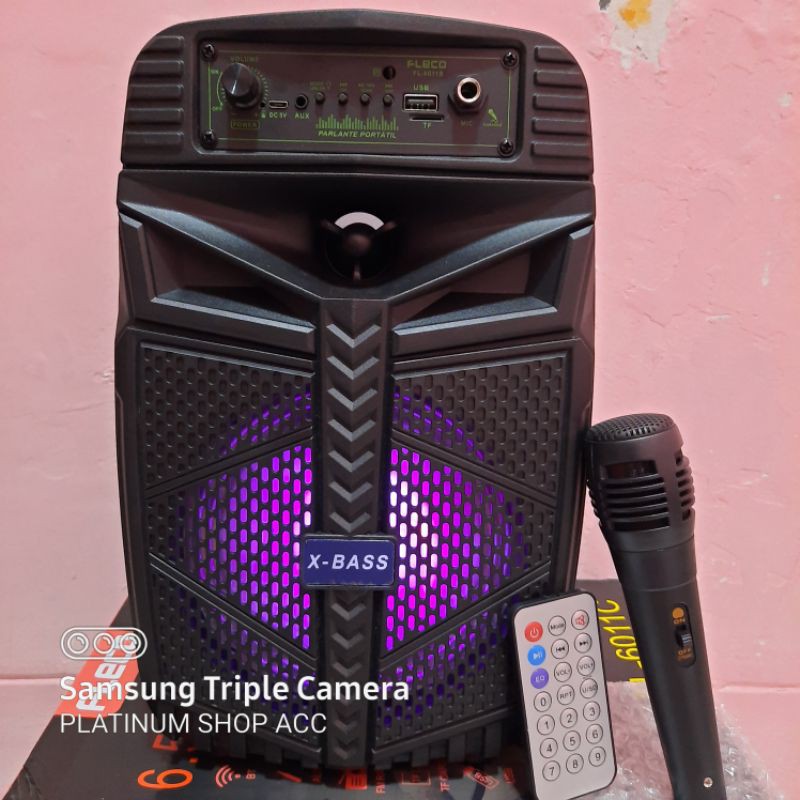 SPEAKER BLUETOOTH FREE MIC KARAOKE  FLECO FL-6011/F-6615/F-804Z SUPER BASS/SALON AKTIF MULTIMEDIA