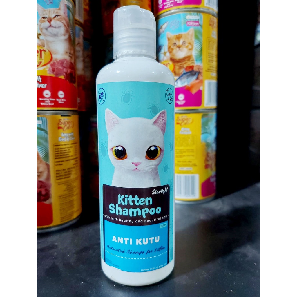 SHAMPOO ANAK KUCING STARLIGHT ANTI JAMUR DAN KUTU 250 ML