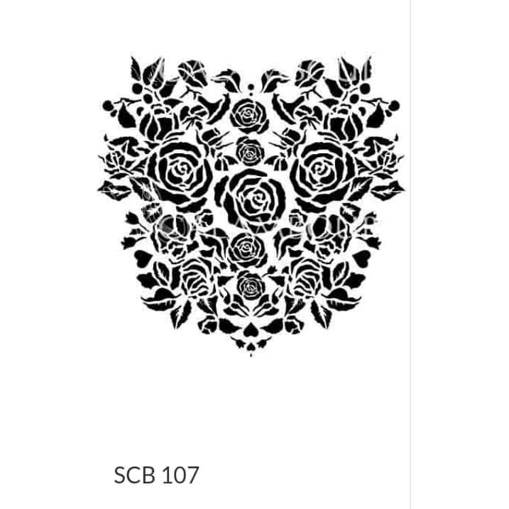 

Calambour Stencil Size 32.5 x 40 cm - SCB 107