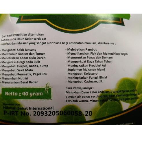 

(SP NYM 16F7Ar) Teh Daun Kelor Moringa Oliefera Hikmah Sehat | Teh Daun Klor Curah | Teh Moringa ☻