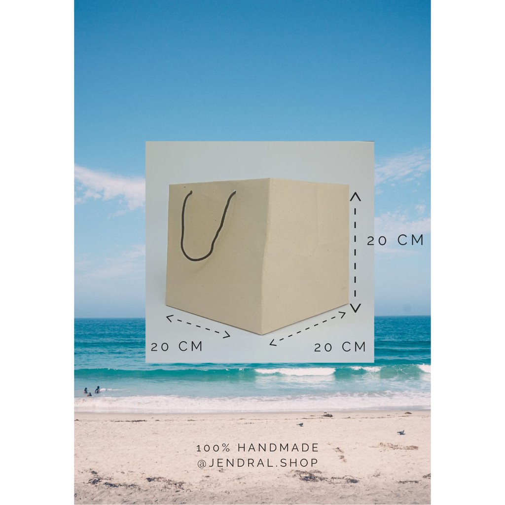 

Paper Bag Tas Kertas Polos Ukuran 20x20x20
