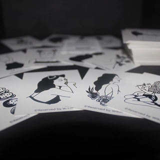 30 hitam dan putih Gadis Punk Stiker Tato Gelap Shopee 30 hitam dan putih Gadis Punk Stiker Tato Gelap Shopee
