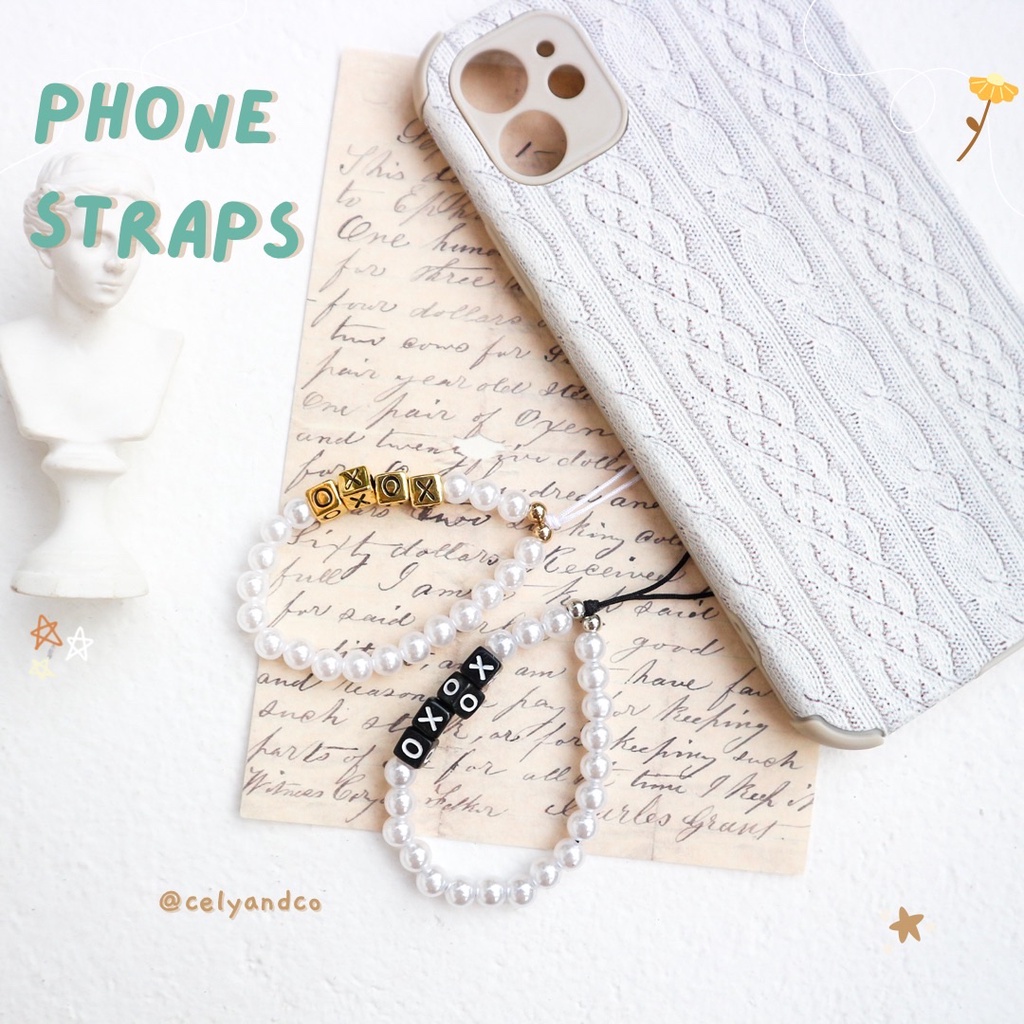 Beaded Phone Charm | Gantungan Hp Custom nama (TULIS DI NOTE)