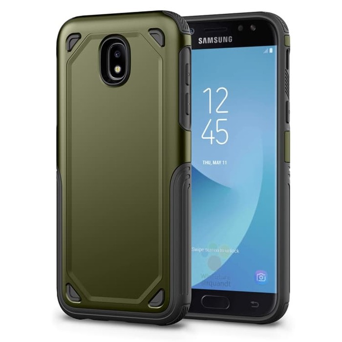 SS9003 - TOUGH RUGGED ARMY ARMOR CASE GALAXY J5 PRO 2017 - J530 GREEN