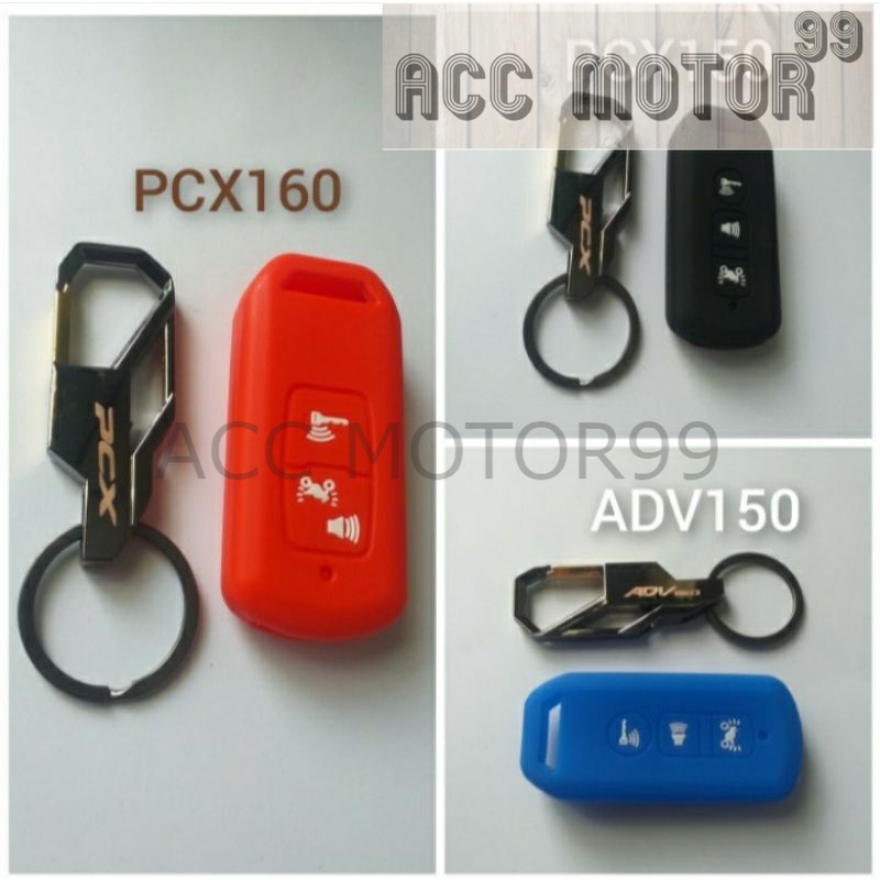 Paket gantungan kunci plus silicon remot Pcx 150 160 Adv 150